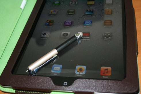 Capacitive 2-in-1 Stylus Ink Pen Combo for Apple iPad, Samsung Galaxy, Blackberry, Smartphones