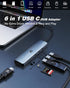 Tymyp 6 1 3.0, 4K 2 2.0, USB C HUB, in USB C Adapter, Including USB HDMI, x USB SD/TF Card Reader, Docking Station