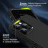 Sansunto iPhone 13 Pro Max and 12 Pro Max Case, Heavy Duty Shockproof Military Grade 3 in 1 Silicone Rubber with Hard