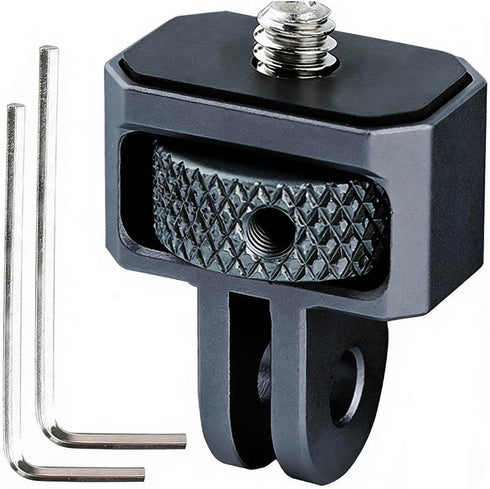 DUWUZEST Aluminum Camera Tripod Adapter 1/4"-20 Conversion Adapter Mounts Compatible with Gopro Action