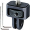 DUWUZEST Aluminum Camera Tripod Adapter 1/4"-20 Conversion Adapter Mounts Compatible with Gopro Action