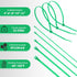 Shappy 50 Pcs Heavy Duty Zip Ties, Strong Large Cable Wire Ties for Bundling Crops and Water Pipes (Green, 24 Inch)