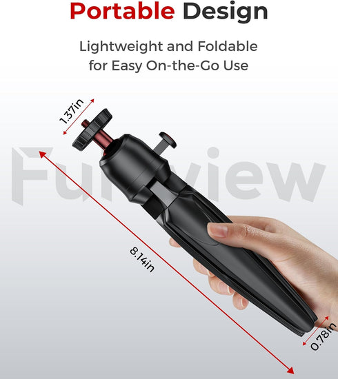 Fuloview Phone Tripod with Wireless Remote, Mini Stand Compatible with Cell Phones, Cameras