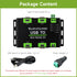 Waveshare Industrial Isolated USB to 4CH RS232 Converter (DB9 Female Interface), Adopts Original FT4232HL Chip,