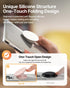 Sinjimoru for Soft Silicone Phone Grip Stand, Strong Adhesive Slim Holder for Comfortable One-Hand Use on Any