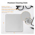 3 Pack 12x12inWashable Headsets, K&F Concept Microfiber Lens Cleaning Cloths Reusable Vacuum Wrapped Glasses