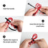 100Pcs 8 Inch 40lbs Heavy Duty Industrial Zip Toes Tensile Strength Releasable Black Tie Wraps Reusable Zip Toes Tie