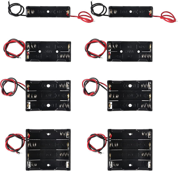 DIANN 8pcs AAA Battery Holder 2pcs AAA Battery Holder 1 Slot 2pcs 2