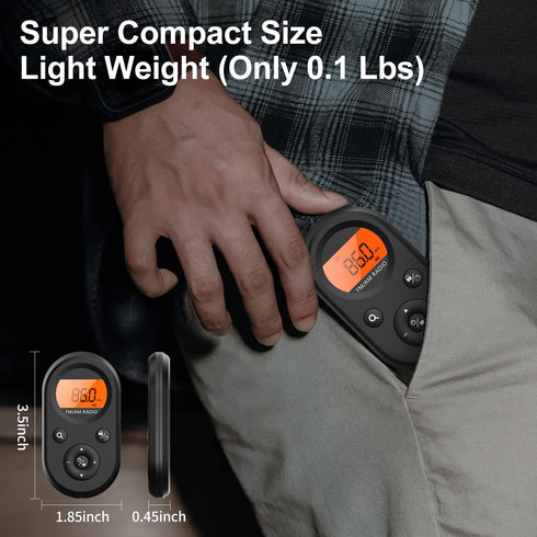 AM FM Portable Radio, Personal Pocket Radio Rechargeable with Best Reception, Long Battery Life, Small Digital