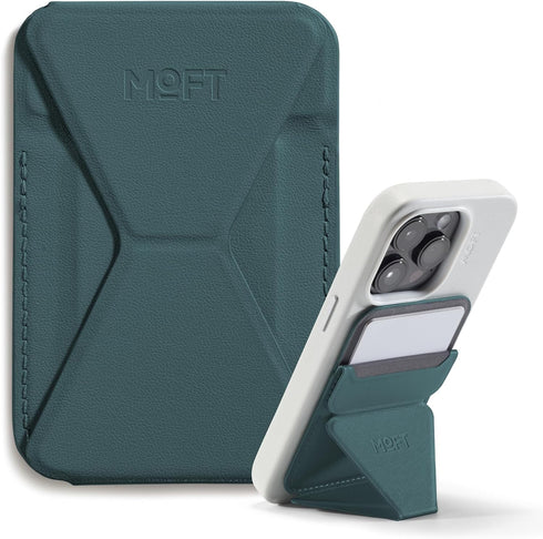MOFT Magnetic Wallet Stand, Jungle, Compatible with iPhone 15/14/13/12 Series, Angle Adjustment & MagSafe