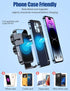 Wireless Car Charger, MOKPR 15W/10W/7.5W Cup Holder Phone Mount, Auto Clamping Fast Charging for iPhone & Samsung