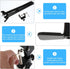 Alipis 1/4 Metal Webcam Stand Scissor Arm Desktop Camera Clamp Mount with Screw for Live Streaming and Video Recording