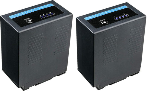 Kastar 2-Pack CGA-D54 Pro Battery Replacement for Panasonic AG-DVX100, AG-AC90PX, AJ-PX270, NV-DS50 Cameras