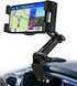 Dashboard Clip Car Phone Mount, woleyi Sun Visor & Rearview Mirror Clamp Holder for iPhone 14 Pro Max and More