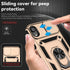Hitaoyou iPhone XR Case with Camera Cover, Military Grade Shockproof Heavy Duty Protective Case with Stand, Gold