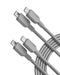 Anker 240W USB C to USB C Cable (2Pack, 10ft) - Fast Charge USB C Charger Cable for iPhone 15, MacBook Pro 2020, iPad