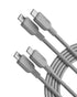 Anker 240W USB C to USB C Cable (2Pack, 10ft) - Fast Charge USB C Charger Cable for iPhone 15, MacBook Pro 2020, iPad