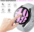 4 Pack for Samsung Galaxy Watch 6 Bluetooth 40mm 44mm Screen Protector Case,Galaxy Watch 6 Cover Soft TPU Plated Protective Case Scratch Resistant Protector Cover 40mm 44mm