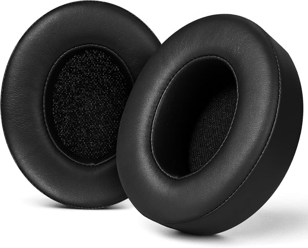 Replacement Ear Pads for Beats Studio 2/3 Headphones, Noise Cancelling Foam, Soft Protein Leather (Black)