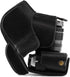 MegaGear Leather Camera Case for Fujifilm X-E3 with 23mm & 18-55mm Lens