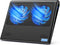 TECKNET Laptop Cooling Pad for 12"-15.6" Laptops, Adjustable Gaming Laptop Cooling Stand with 2 USB Powered Fans for