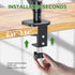 Ekisemio 13 32 Inch Single Monitor Mount, to Monitor Arm, Adjustable Monitor Stand
