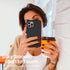 ORNARTO iPhone 12 & 12 Pro Case, Black, Slim Liquid Silicone 3 Layers Full Covered Soft Gel Rubber Phone Cover