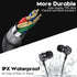 Yatloml MP3 3.5mm Wired Earbuds with Microphone, in Ear Headphones Wired with Heavy Bass Noise Isolation Magnetic