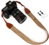 WANBY Khaki Canvas Camera Strap, Neck Shoulder Strap with Quick Release Buckles for DSLR SLR