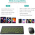 TECURS Bluetooth Keyboard & Mouse Combo for iPad, 7-Color Backlit, Rechargeable, Compatible with iPad 10th/9th/8th Gen,