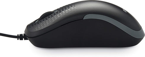 Verbatim USB Silent Corded Optical Mouse, Wired Noiseless Silent Click Computer Mouse for PC, Mac, Laptop