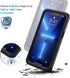 Lanhiem IP68 Waterproof Dustproof Shockproof Case for iPhone 13 Pro Max, Full Body Protective Cover with Screen