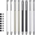 Stylus Pens for Touch Screens, 8 Pcs Mesh Fiber Capacitive Stylus with 8 Replaceable Mesh Tips and 8 Rubber Tips