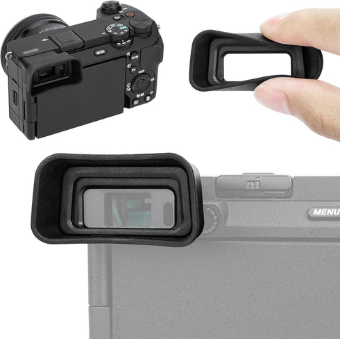A6700 Eyecup Eyepiece, Soft Silicon Extended Camera Eye Cup Viewfinder Special Designed