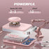 Portable Wireless Charger Compatible for Apple Watch Series 9/8/UItra/7/6/5/4/3/2/SE, 1500mAh Portable iWatch Charger Travel, Magnetic Portable Watch Charger Keychain with USB C (Pink)