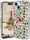 Lafunda Cute Clear Glitter Xmas Snowflake Series Protective Phone Case for iPhone 15 for Women Girls Kids Men (Tree)