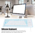 Soft Silicone Keyboard, Lightweight Portable USB Wired 85 Keys Comfortable Keyboard for PC Notebook (Blue)