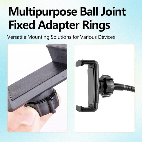6 Pack Car Phone Mount Replacement Parts, Tightening Nut for Replacement Car Mount Screw-On Ball-Joint Fixed Adapter