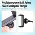 6 Pack Car Phone Mount Replacement Parts, Tightening Nut for Replacement Car Mount Screw-On Ball-Joint Fixed Adapter