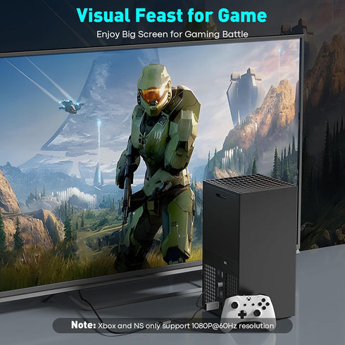 HDMI to DisplayPort Adapter, 4K@60Hz Active HDMI 2.0 Male to DP 1.2 Female Converter for PC, AMD, NVIDIA