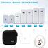 4.4"x4.4" Small Travel Carrying Storage Case, Charger Organizer, Pouch compatible with MacBook Power Adapter, Laptop
