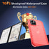 Cozycase Compatible with iPhone 12 Pro Max Case Waterproof, Built-in Screen Protector, Full Body Protective Cover