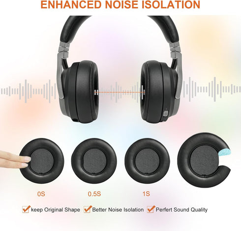 Upgraded Replacement Earpad Cushions GVOEARS Ear Pads for Corsair Virtuoso RGB Wireless SE XT Gaming Headset with