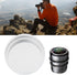 All Metal Camera Rear Lens Dust Cover Protector for DKL Mount Lens Alloy Silver Strong and Rear Lens Prevent Dust, Abrasion