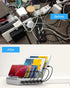 Charging Station for Multiple Devices - 6 Port Fast Charging Station for iPhone, iPad, Android, Tablet with 6 Mixed