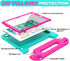 YH YIHE 9.7 Inch 9.7 6th/5th 2018/2017, 2/1& 9.7, YIHE Kids Case for iPad with Screen Protector, Shockproof Handle
