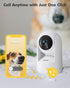 Dzees 2K Indoor Security Pet Camera, No Subscription, 360° WiFi with MagicPix Night Vision, 2-Way Audio, Motion Tracking