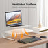 4 Inches Storage,White(MST004W) suptek Monitor Stand Riser for Computer,Laptop,Printer, Notebook and All Flat Screen