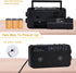Portable AM FM Shortwave Radio with Bluetooth Speaker, 3X D Cell Batteries or AC Power, Loud Speaker