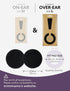 Mimimamo Super Stretch Headphone Cover L Size - for Earpads Repair & Protection, Black, Compatibility Required